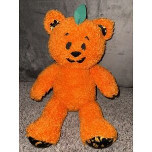 Build a Bear HALLOWEEN PUMPKIN GLOW‎ In The Dark Plush Jack O Lantern BAB Works
